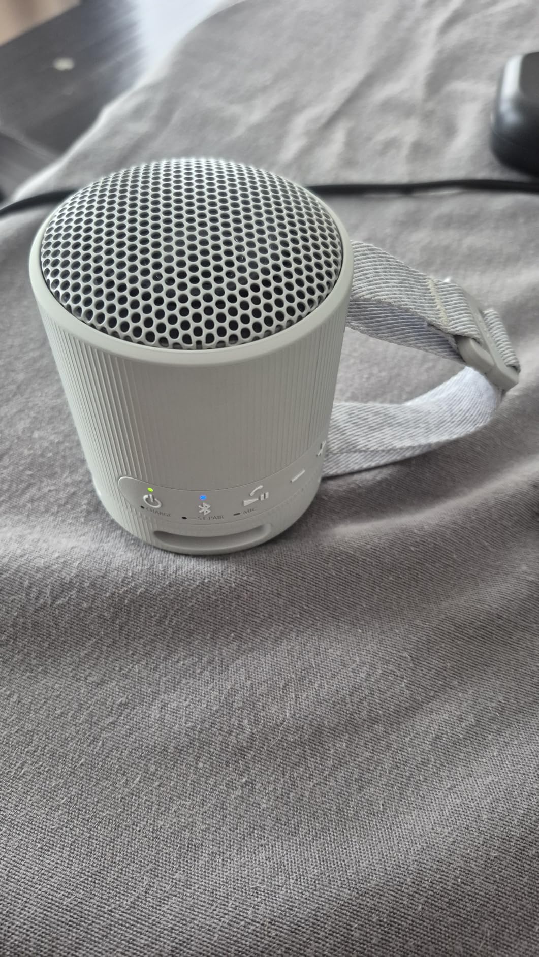 Sony SRS-XB100 Wireless Bluetooth Portable Lightweight Speaker, Black | 16 Hr Battery, Super-Compact Travel Speaker, IP67 Waterproof & Dustproof Shower Speaker, Versatile Strap, Hands-free Calling customer photo 2