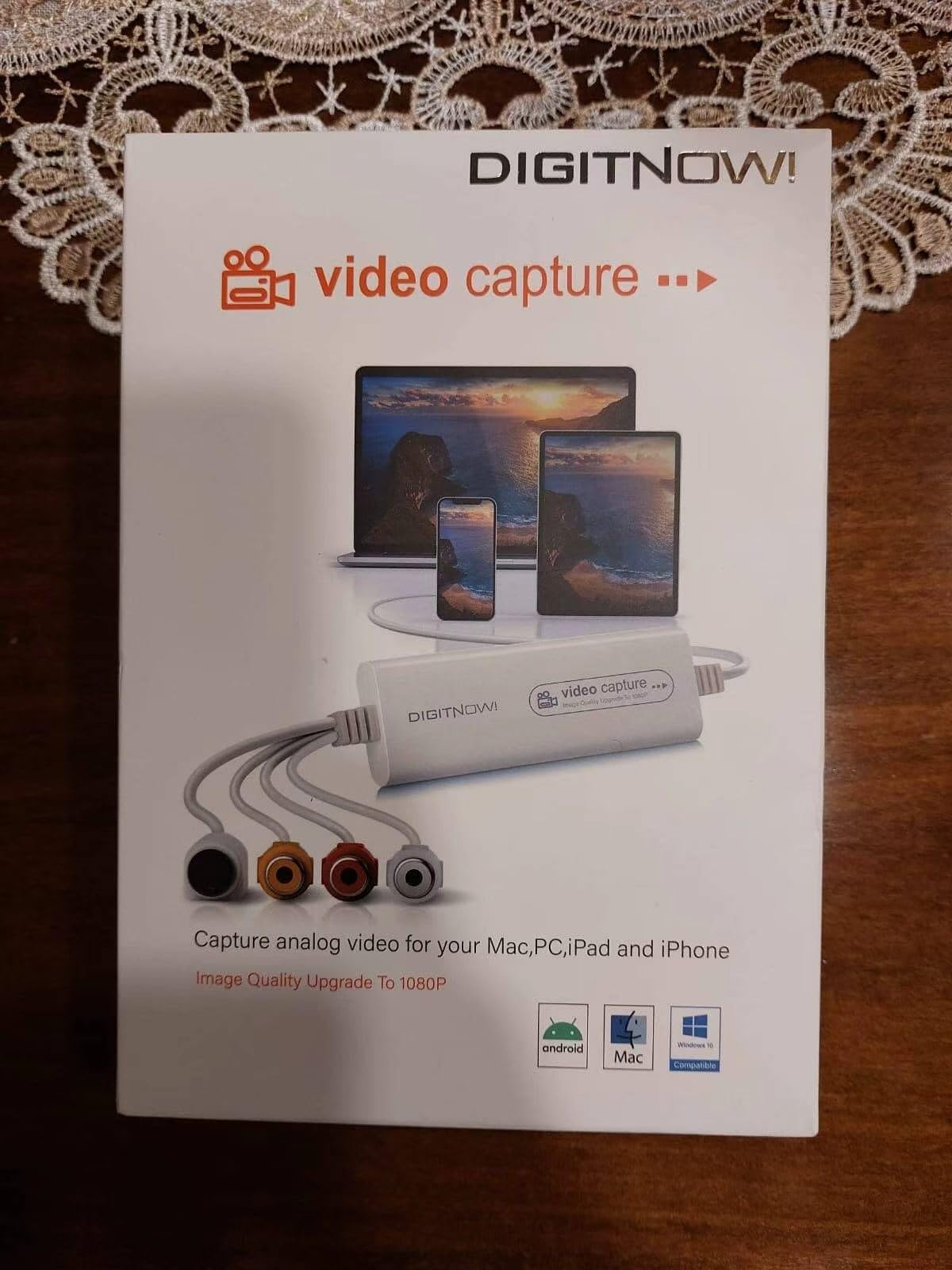 Video Capture, USB Video Capture Device, Convert VHS to Digital, VHS/VCR/Hi8/Mini DV to Digital/DVD Converter, for Tape Player Camcorder Camera PC TV OBS, for Mac OS, Android, Windows customer photo 2