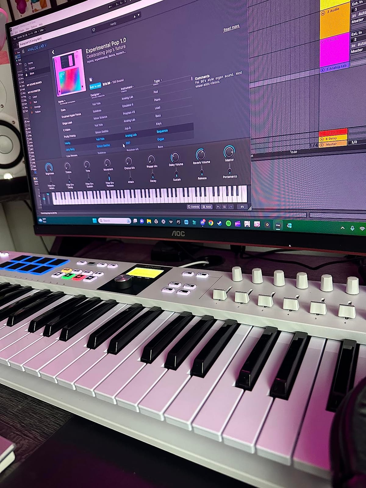 Arturia KeyLab Essential mk3 — 49 Key USB MIDI Keyboard Controller with Analog Lab V Software Included customer photo 2