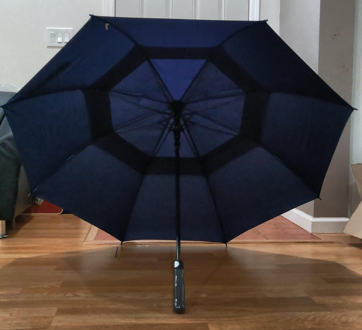 SIEPASA 62/68/72 Inch Large Golf Umbrella Windproof Waterproof Auto Open customer photo 2