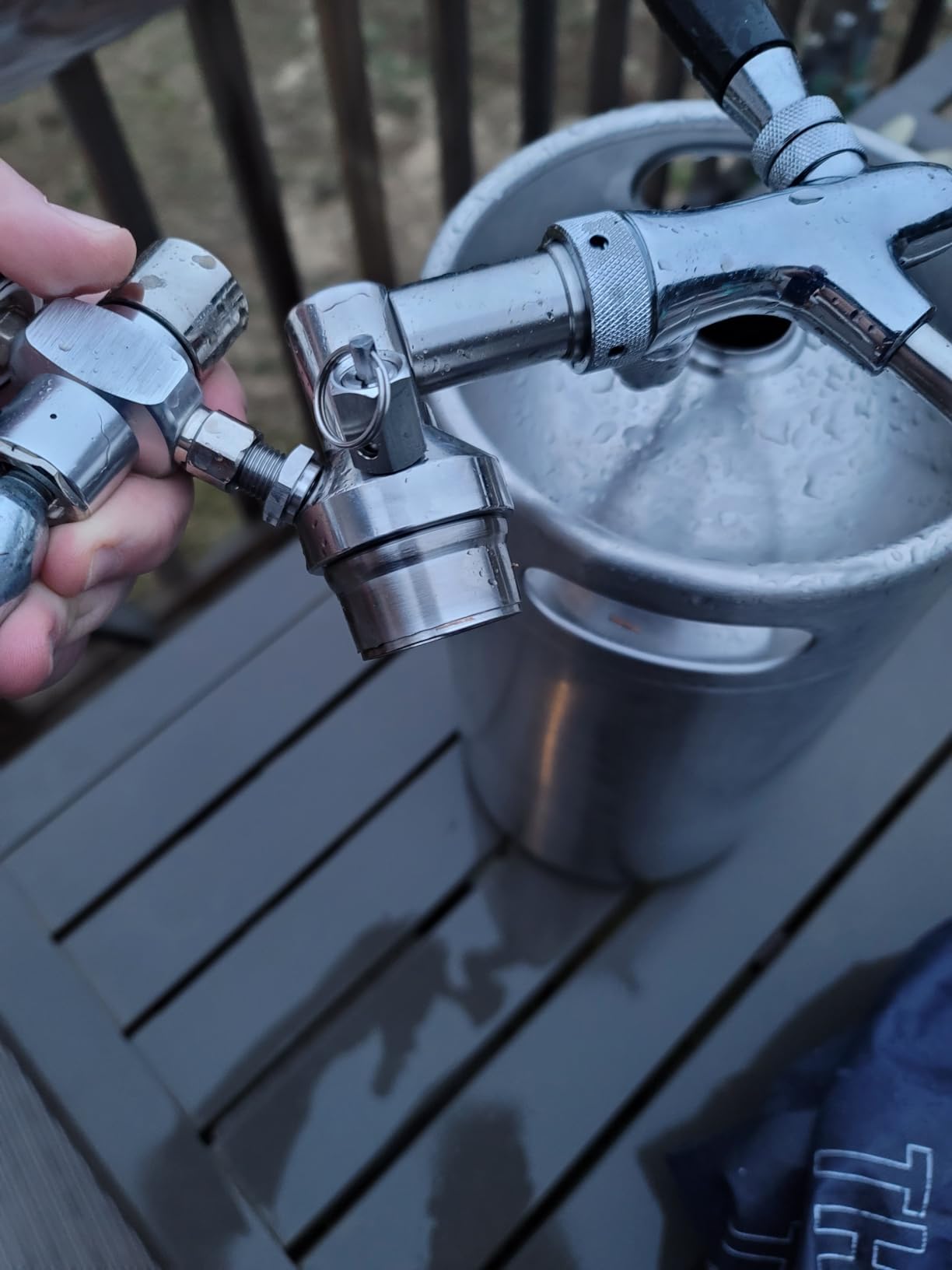 GANCOWISE 270OZ Mini Keg Growler, Pressurized Home Dispenser System customer photo 2