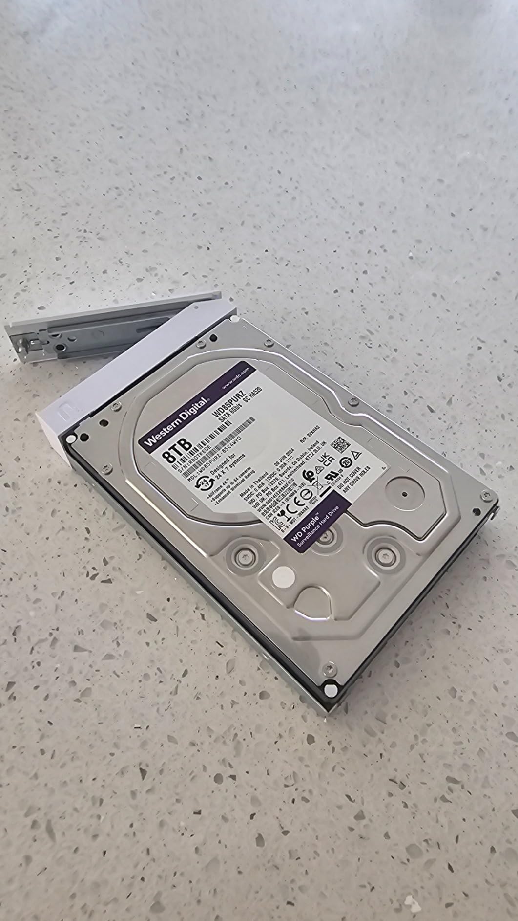 Western Digital 2TB WD Purple Surveillance Internal Hard Drive HDD - SATA 6 Gb/s, 64 MB Cache, 3.5