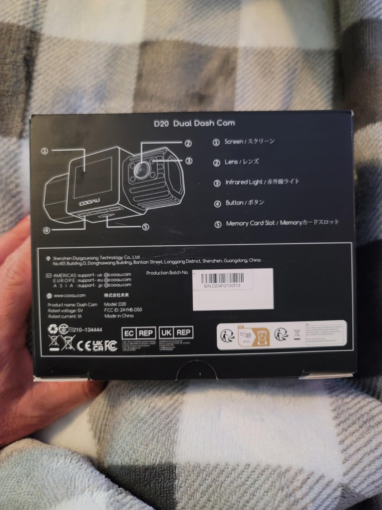 COOAU Dual Dash Cam 2.5K+1080P, Dash Cam Front and Inside, Built-in GPS and WI-FI, Dash Camera for Cars, Perfect for Uber and Taxi Drivers, Night Vision, Accident Record, 24Hr Parking Mode customer photo 2