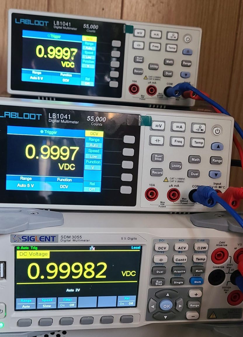 LB1041 Bench Digital Multimeter 55000 Counts DC/AC Voltmeter Ammeter HZ Temp Diode Continuity Tester Desktop Multimeters customer photo 1