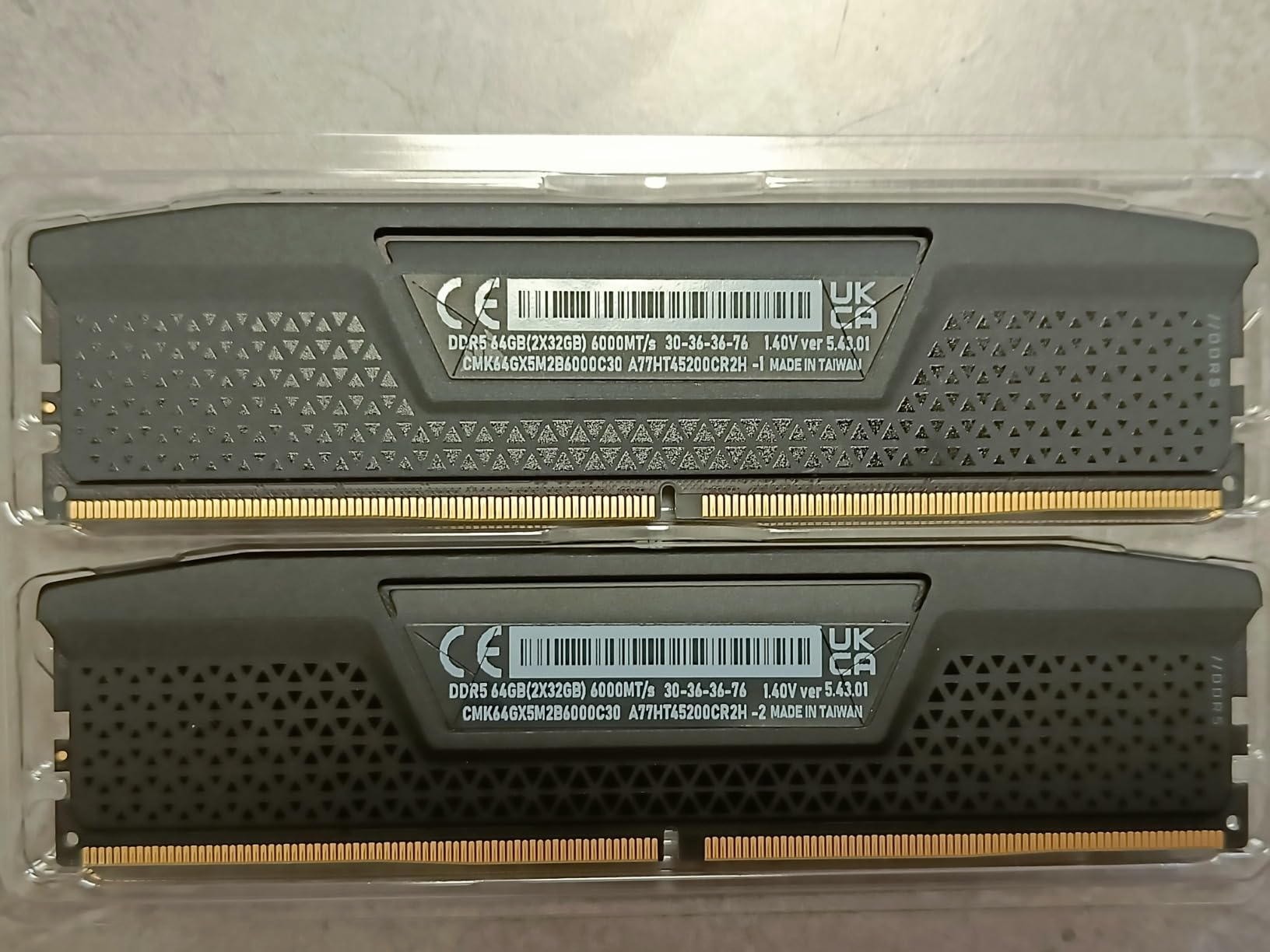 CORSAIR Vengeance DDR5 RAM 64GB (2x32GB) 6000MHz CL30 Intel XMP iCUE Compatible Computer Memory - Black (CMK64GX5M2B6000C30) customer photo 2
