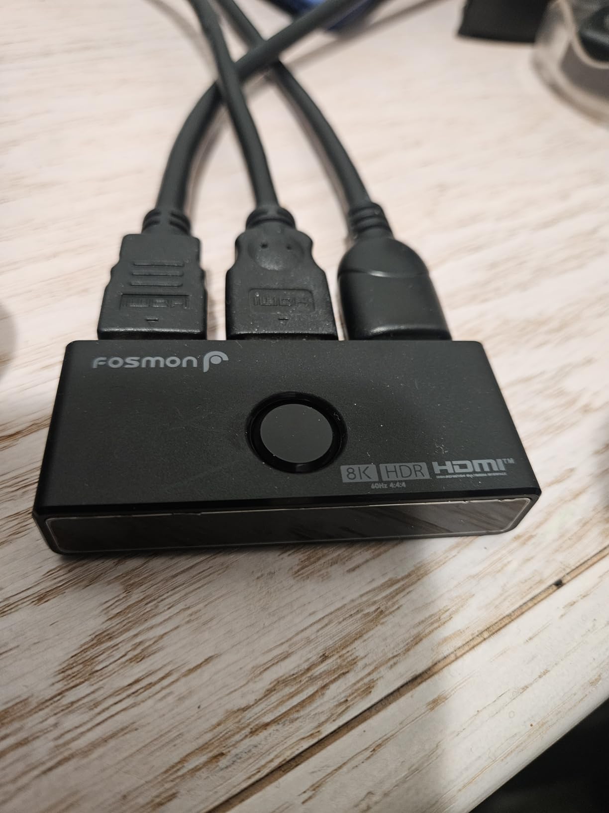 Fosmon 8K HDMI Switch 2.1 Bi-Directional (8K@60Hz/4K@120Hz) 48Gbps Splitter customer photo 1