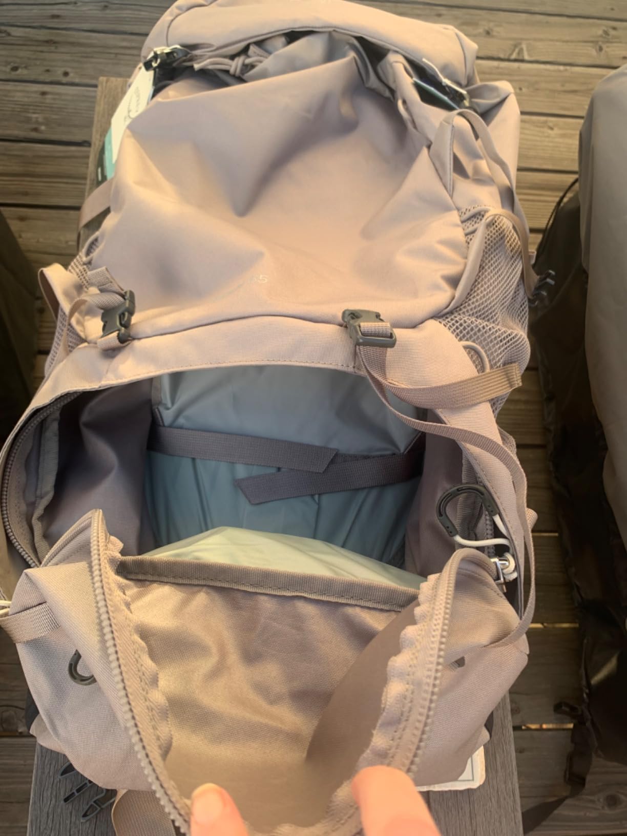 Osprey Renn 65L Women's Backpacking Backpack, Gray OS customer photo 2