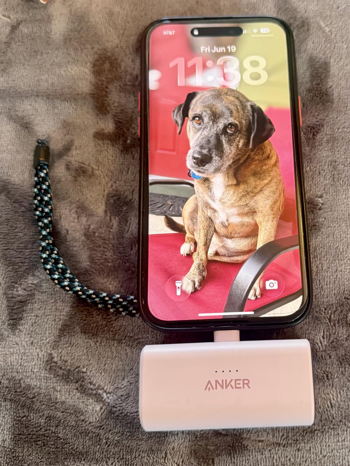 Anker Nano Power Bank,5,000mAh Portable Charger, Built-in USB-C Connector customer photo 1