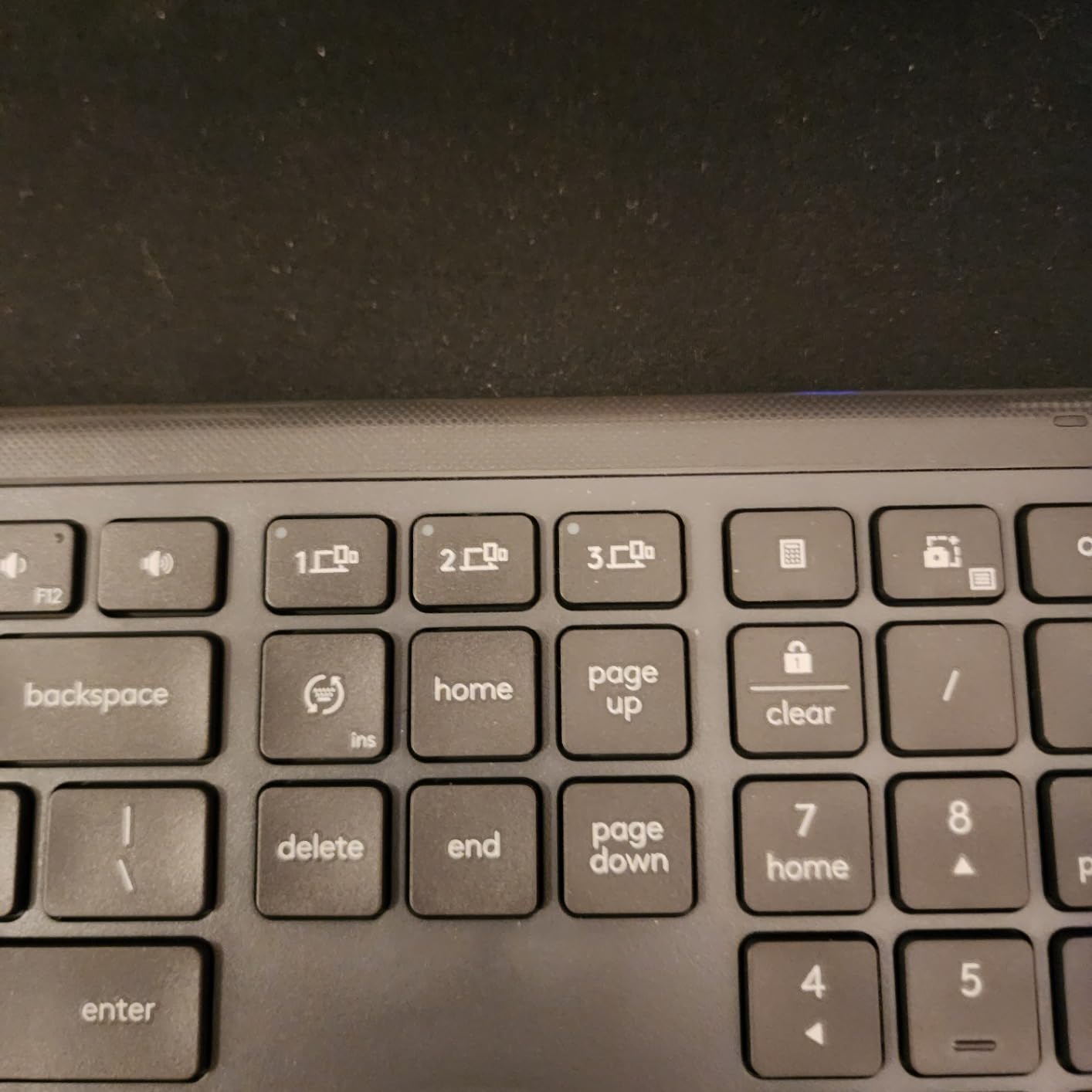 Logitech MK955 Signature Slim Wireless Keyboard Mouse Combo | For larger hands, quiet typing and clicking, switch across three devices, Bluetooth, Multi-OS, for Windows and Mac customer photo 1