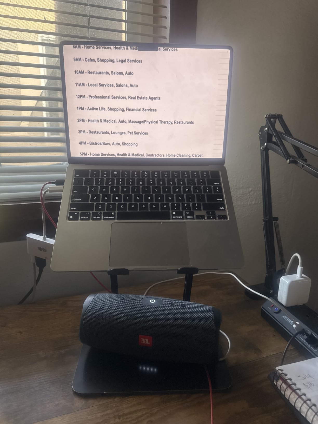 Adjustable Laptop Stand for Desk, Metal Laptop Riser Holder customer photo 2