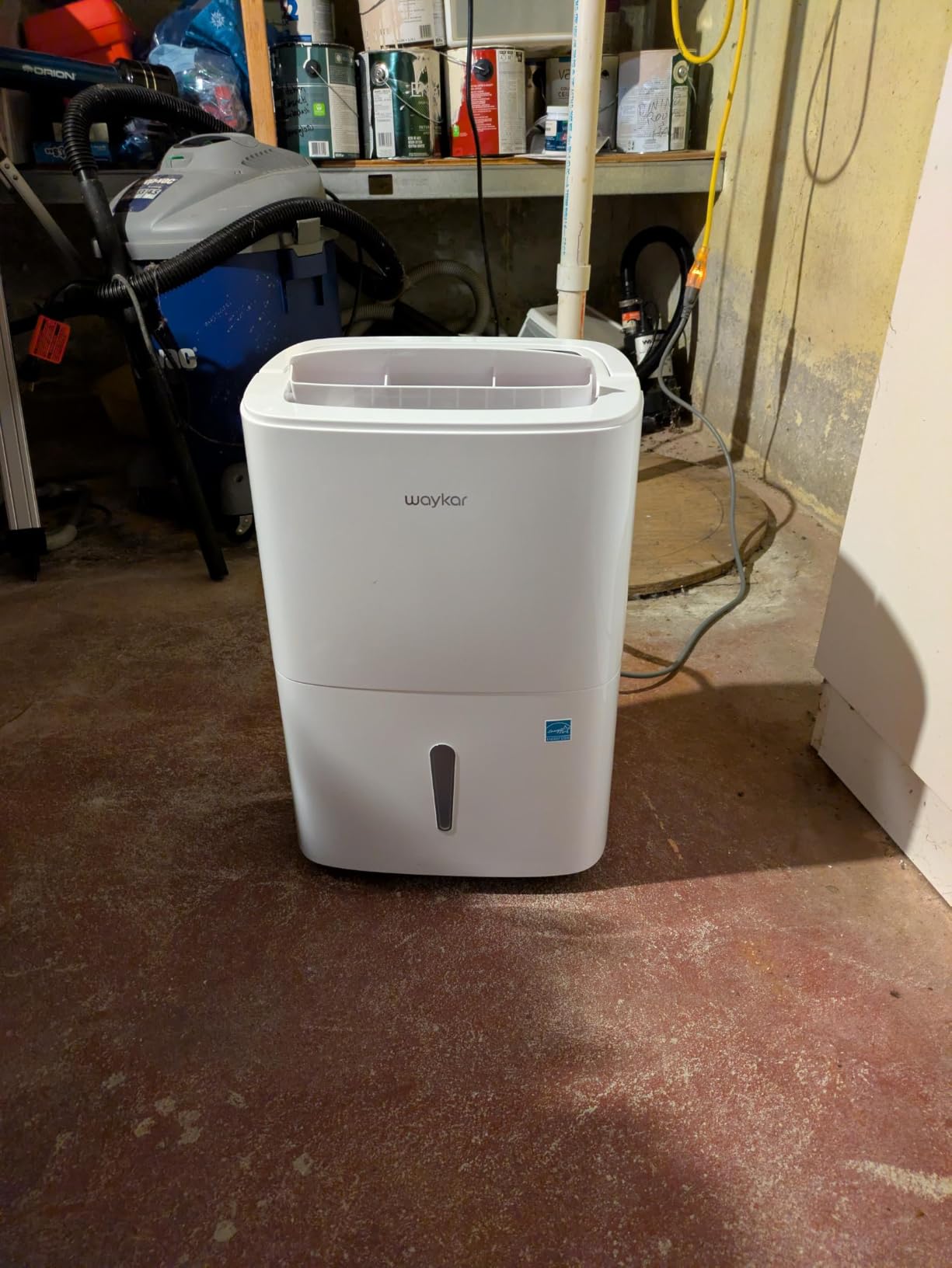 Waykar 150 Pints 2025 Energy Star Dehumidifier for Home up to 7,000 Sq. Ft at Commercial and Industrial Large Room, Warehouse, Storage, Basement, with Drain Hose, Auto Defrost, Self-Drying customer photo 1