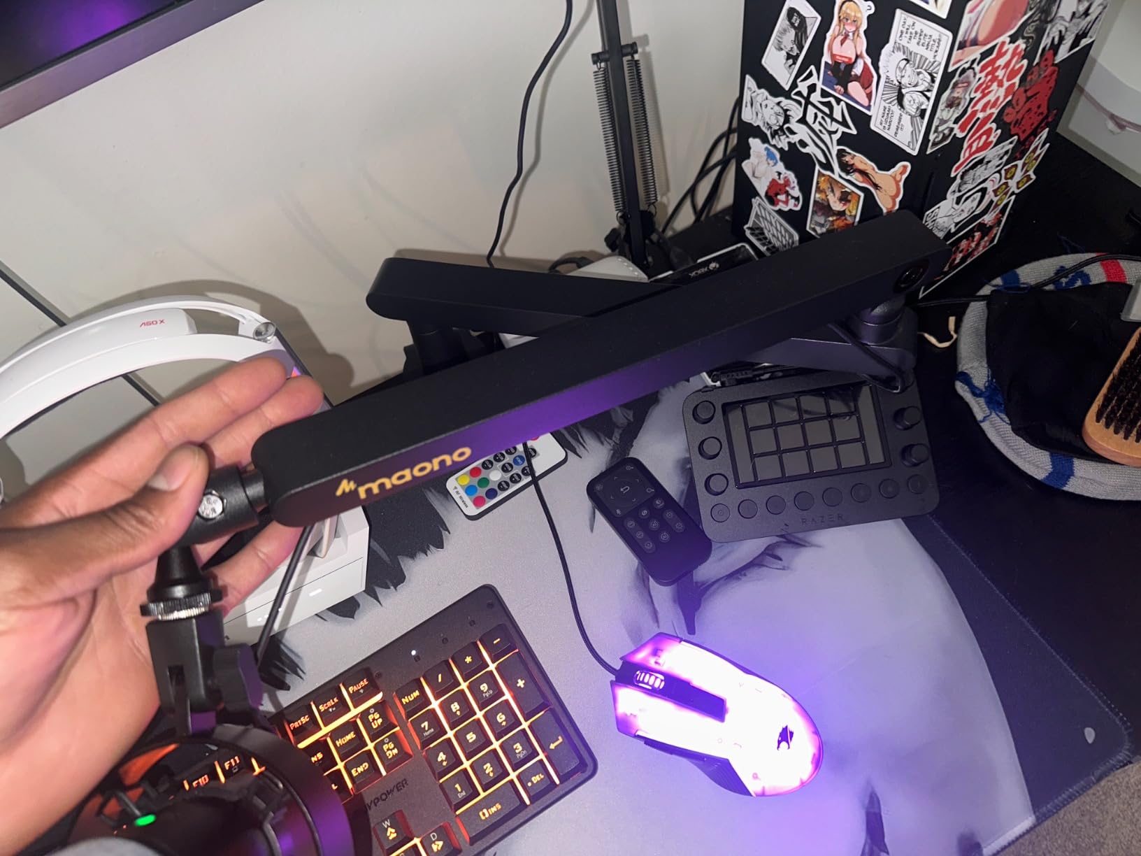 MAONO BA92 Low Profile Mic Boom Arm, Cable Management Microphone Stand customer photo 1
