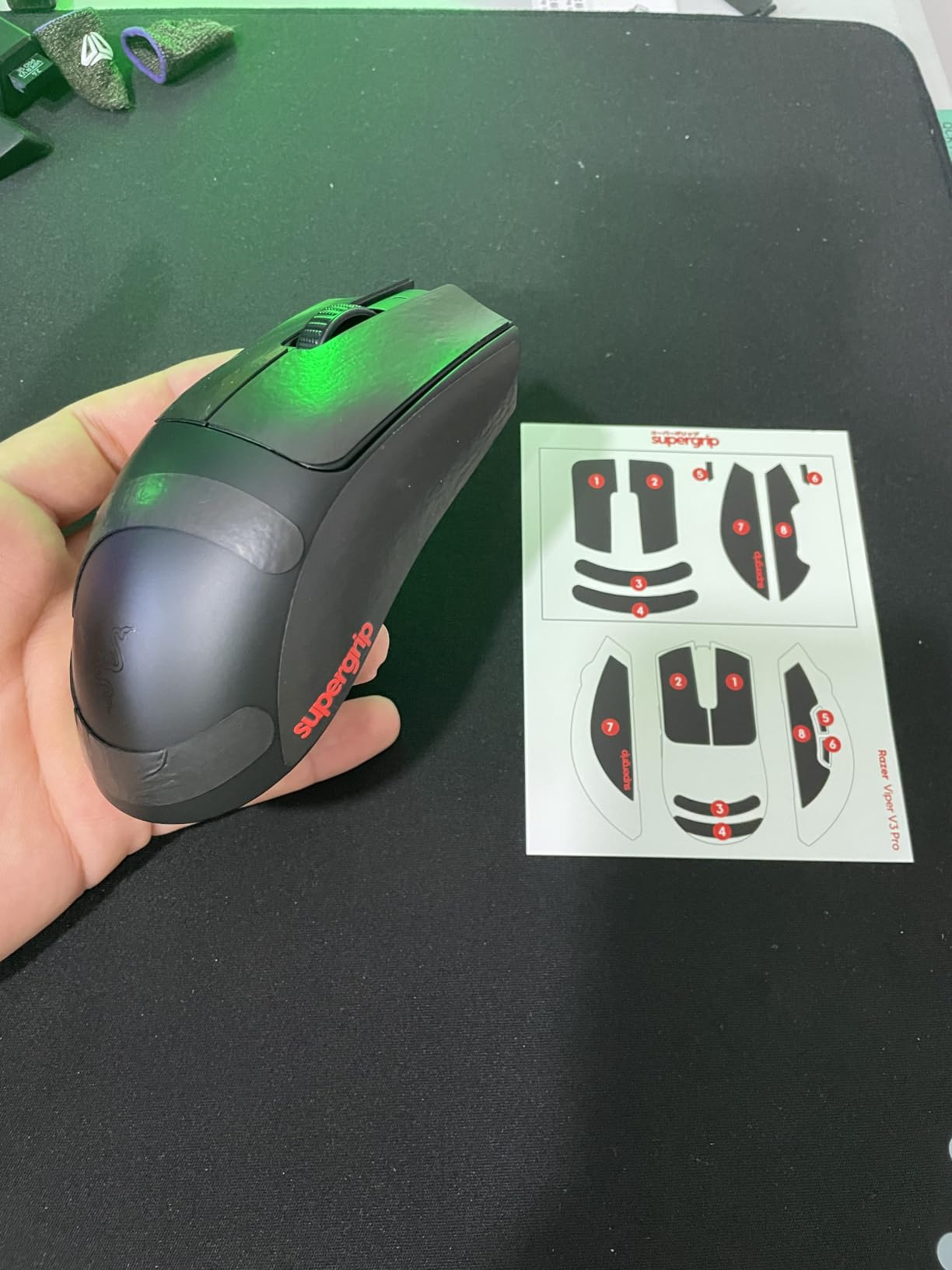 Pulsar Gaming Gears Supergrip Mouse Grip Tape for GPro X Superlight customer photo 2
