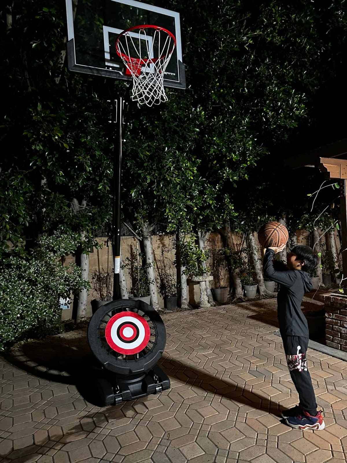 IE Sports Portable Basketball Hoop - Indoor and Outdoor Hoops Game Equipment for Backyard, Driveway, and Garage customer photo 2