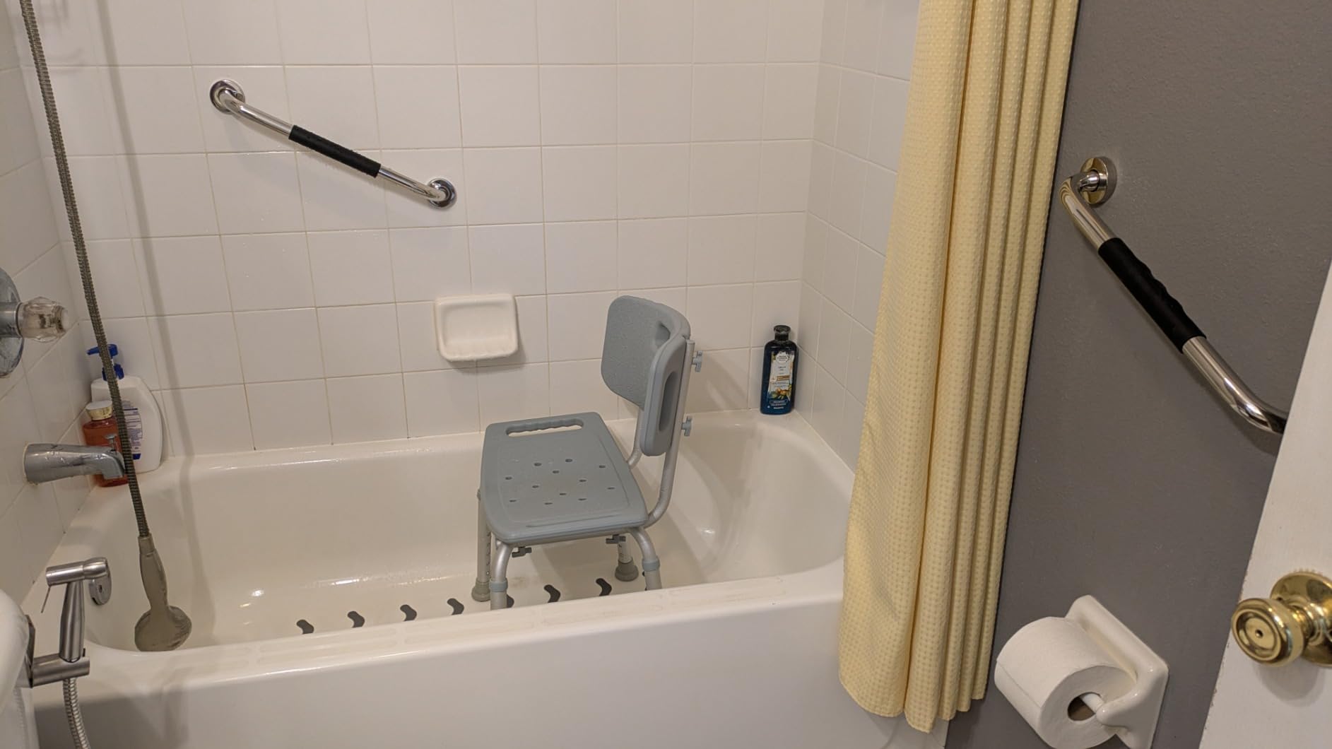 Gotega 16 Inch Shower Grab Bars for Seniors, Anti Slip Handicap Grab Bars customer photo 2