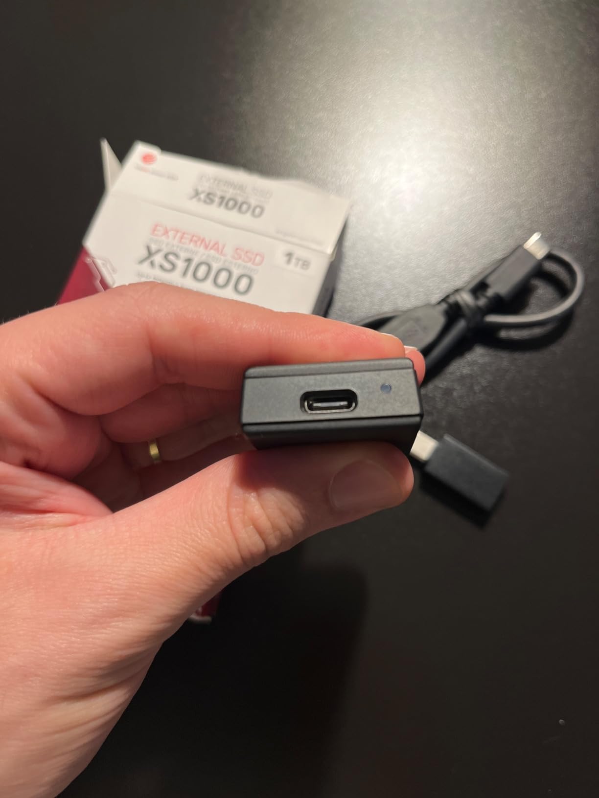 Kingston XS1000 1TB SSD | Pocket-Sized | USB 3.2 Gen 2 | External Solid State Drive | Up to 1050MB/s | SXS1000/1000G customer photo 2