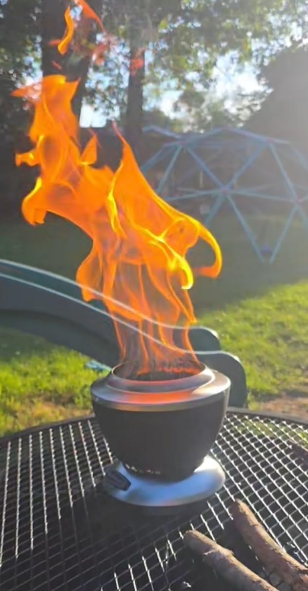 Cuisinart Outdoor Fire Pit, Cleanburn Smokeless System, Wood Burning, 7.5