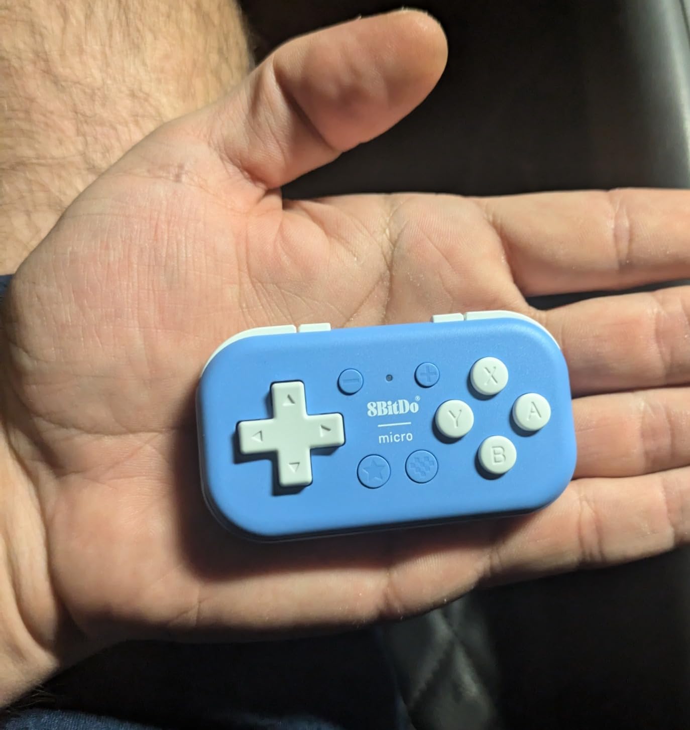 8Bitdo Micro Bluetooth Gamepad Pocket-sized Mini Controller for Switch/Switch 2, Android, and Raspberry Pi, Supports Keyboard Mode (Green) customer photo 1