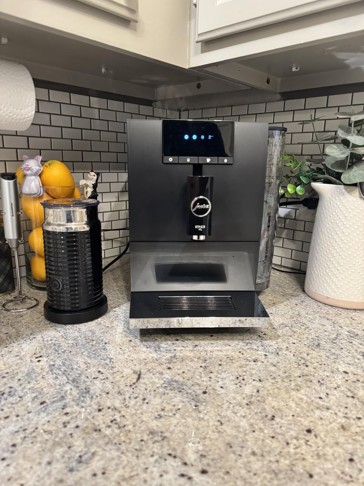 Jura ENA 4 Full Nordic White Automatic Coffee Machine customer photo 1