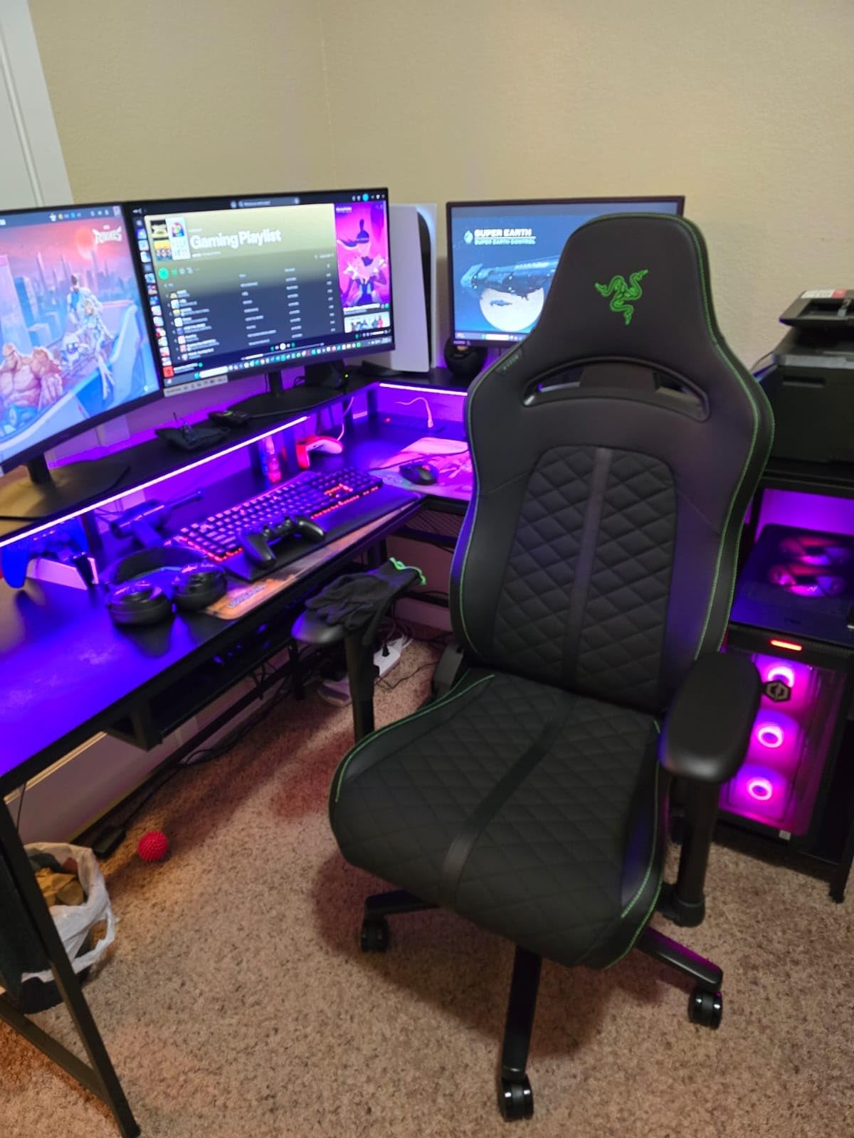Razer Enki X Essential Gaming Chair, Black customer photo 1