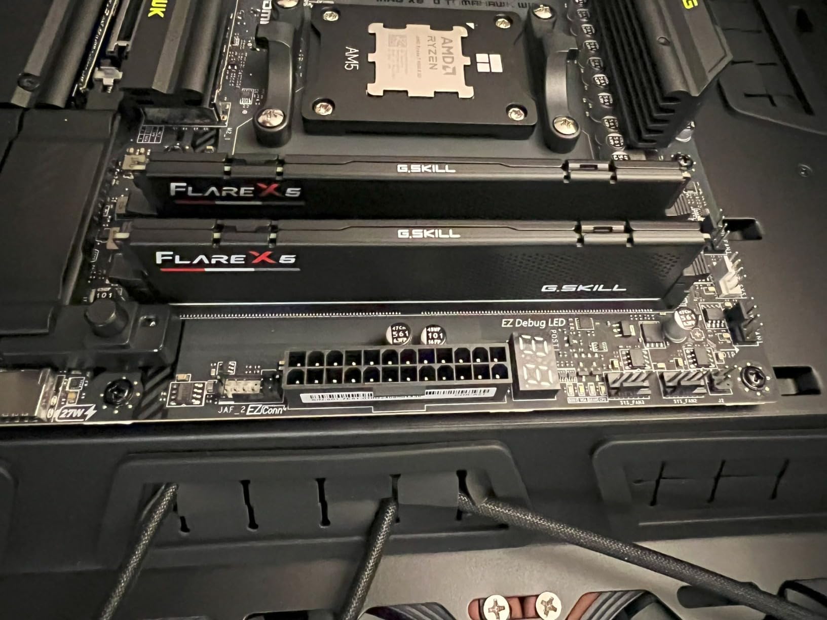 G.SKILL Flare X5 Series DDR5 RAM (AMD EXPO) 64GB (2x32GB) Up to 6000MT/s CL30-40-40-96 1.40V Desktop Computer Memory U-DIMM - Matte Black (F5-6000J3040G32GX2-FX5) customer photo 1