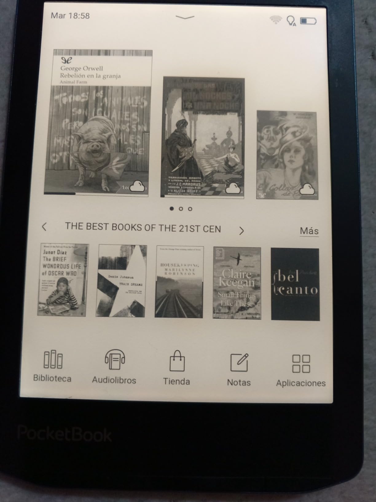 PocketBook Verse Pro E-Reader Waterproof | Eye-Friendly 6'' E-Ink Carta HD Touchscreen | Audio-Book & E-Book Reader | Text-to-Speech Function | SMARTlight | 16GB | WiFi & Bluetooth | Azure customer photo 1