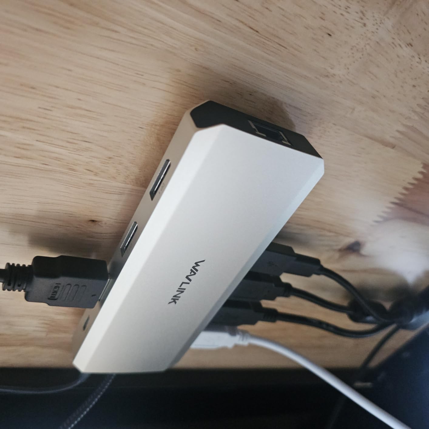 WAVLINK Laptop Docking Station,Triple Monitors,Dual DisplayPort,HDMI,85W PD customer photo 1