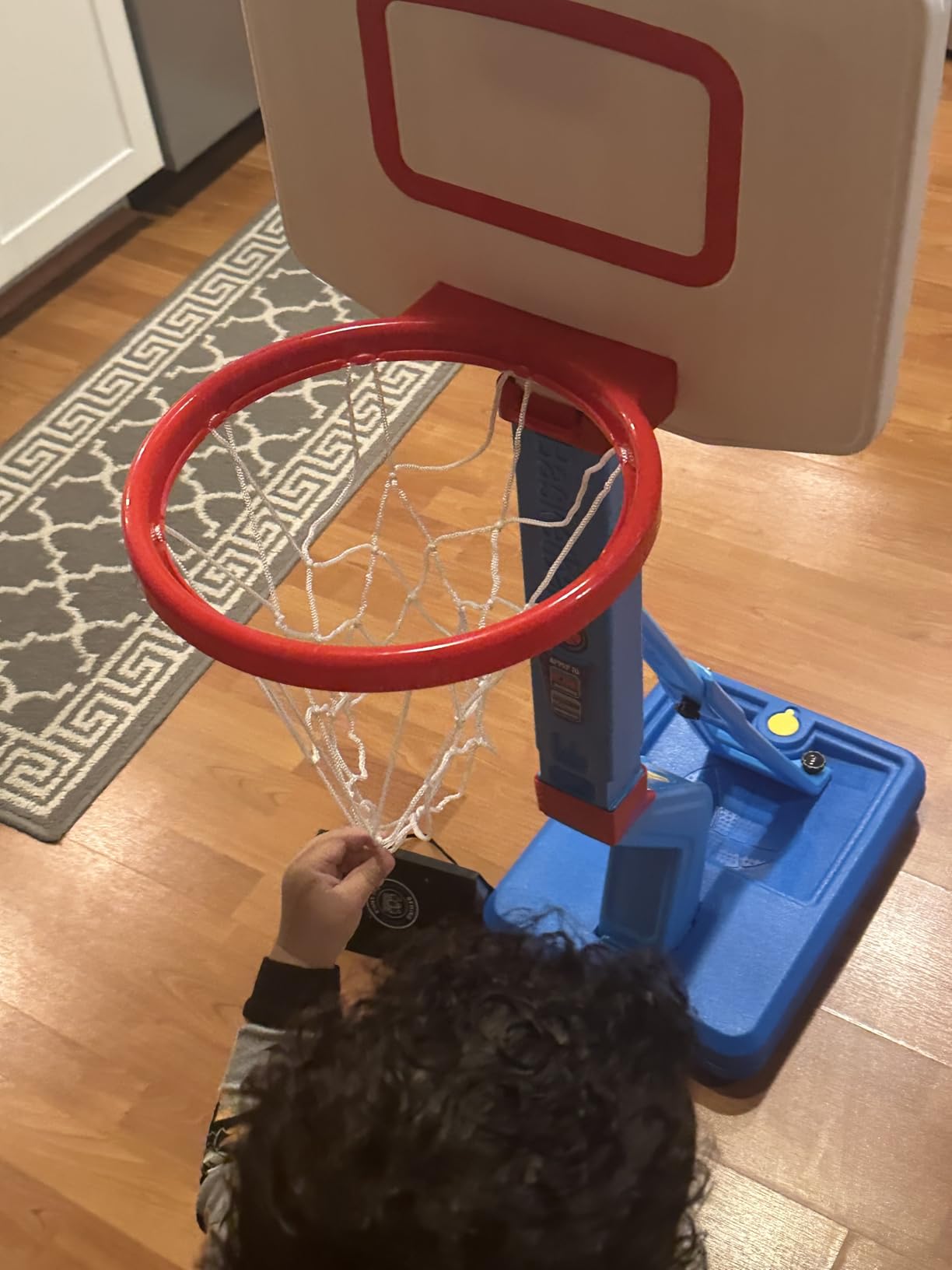 Toddler Basketball Hoop- Mini Kids Basketball Hoops Toy for Indoor Outdoor customer photo 2