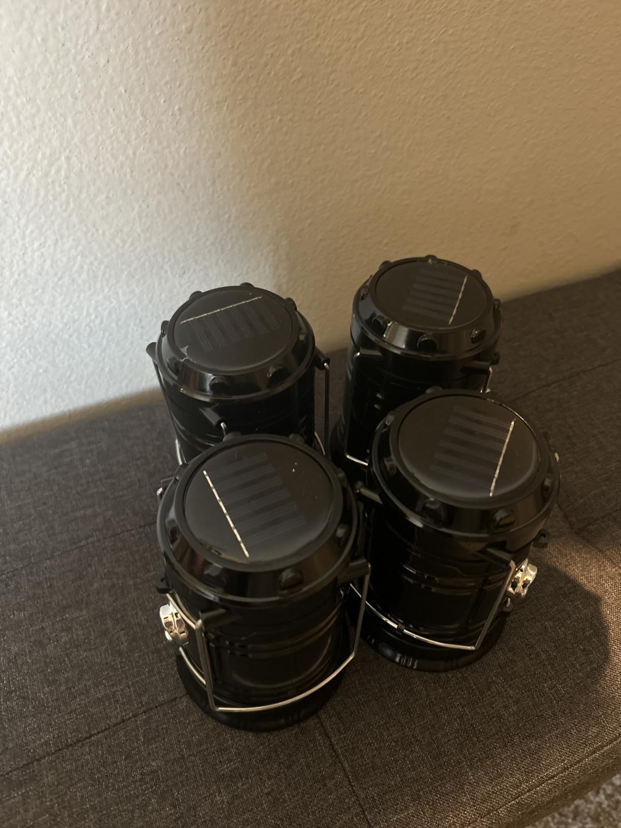 DIBMS 4-Pack Solar Camping Lantern, Collapsible Flashlight Emergency Lights customer photo 1