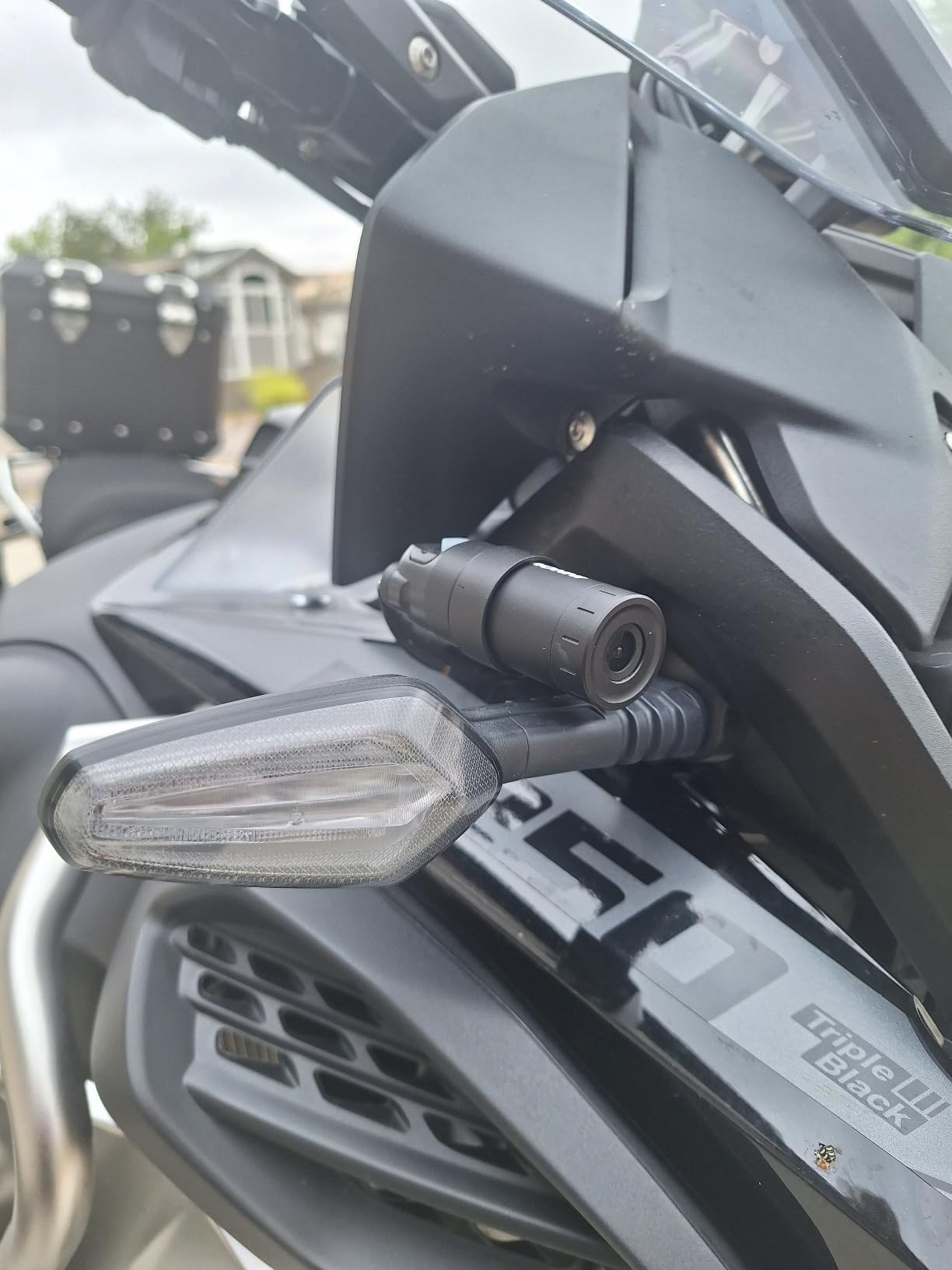 INNOVV K6 Motorcycle Dash Cam Dual Channel QHD 2K+1080P, IP67 Waterproof Mini Motocam with Wi-Fi, 120°Golden Angel, G-Sensor Detection, Support 256GB(SD Card not Included) customer photo 1