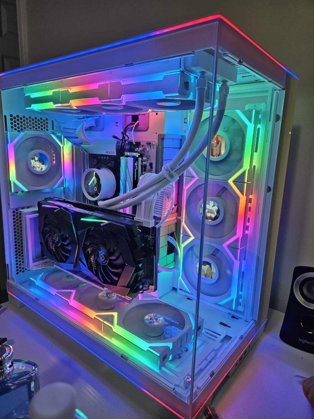 G.SKILL Trident Z5 Neo RGB Series DDR5 RAM (AMD EXPO) 64GB (2x32GB) Up to 6000MT/s CL30-36-36-96 1.40V Desktop Computer Memory U-DIMM - Matte White (F5-6000J3036G32GX2-TZ5NRW) customer photo 1