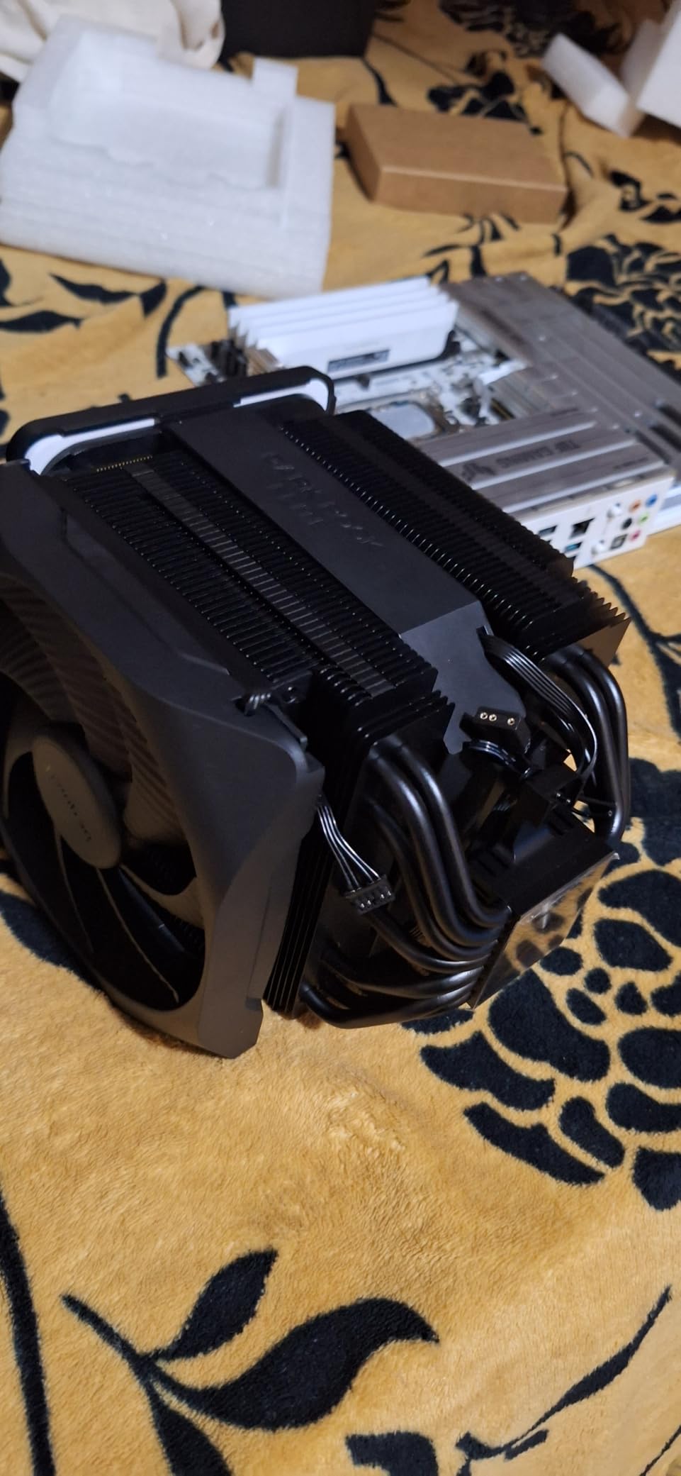 be quiet! Dark Rock Elite Air CPU Cooler, High RAM and VRM Compatibility | 2x Silent Wings 135mm FDB PWM Fans, For Overclocking, 2 Mode Speed Switch, High-Performance Heat Pipes, Front Fan Rail System customer photo 1