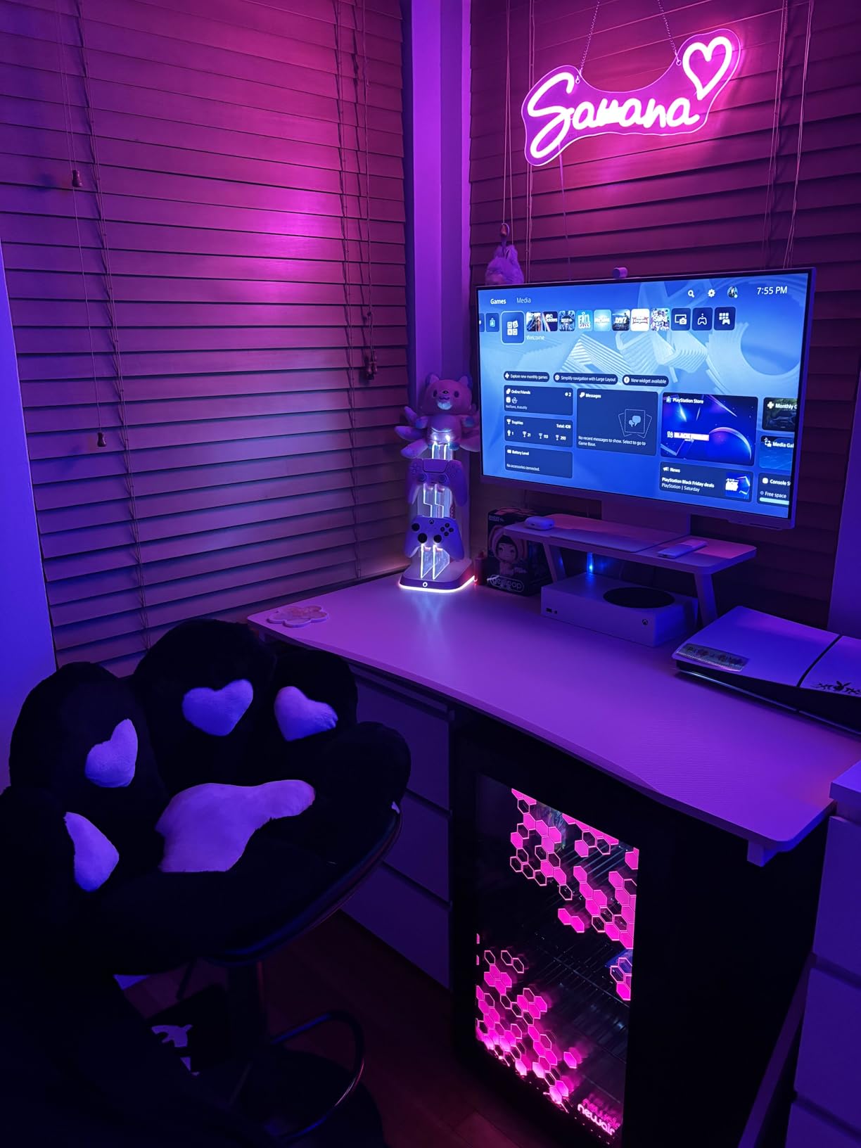NewAir 85 Can Beverage Refrigerator with HexaColor LED Lights | Small Mini Fridge for Bedroom, Gaming Room, or Office | Remote Controlled Lighting & Quiet Cooling customer photo 2