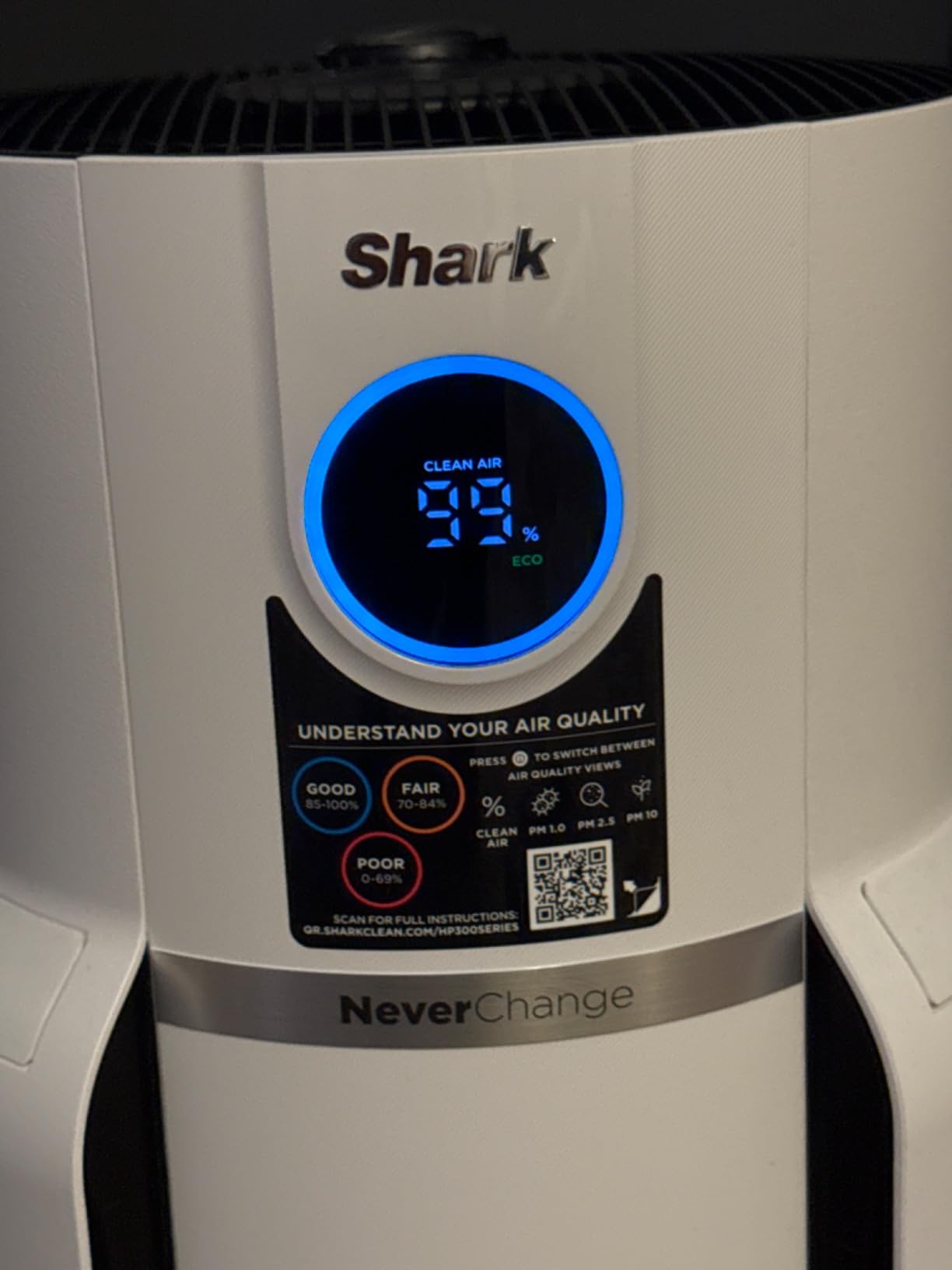 Shark NeverChange Air Purifier, HP152, Charcoal customer photo 2