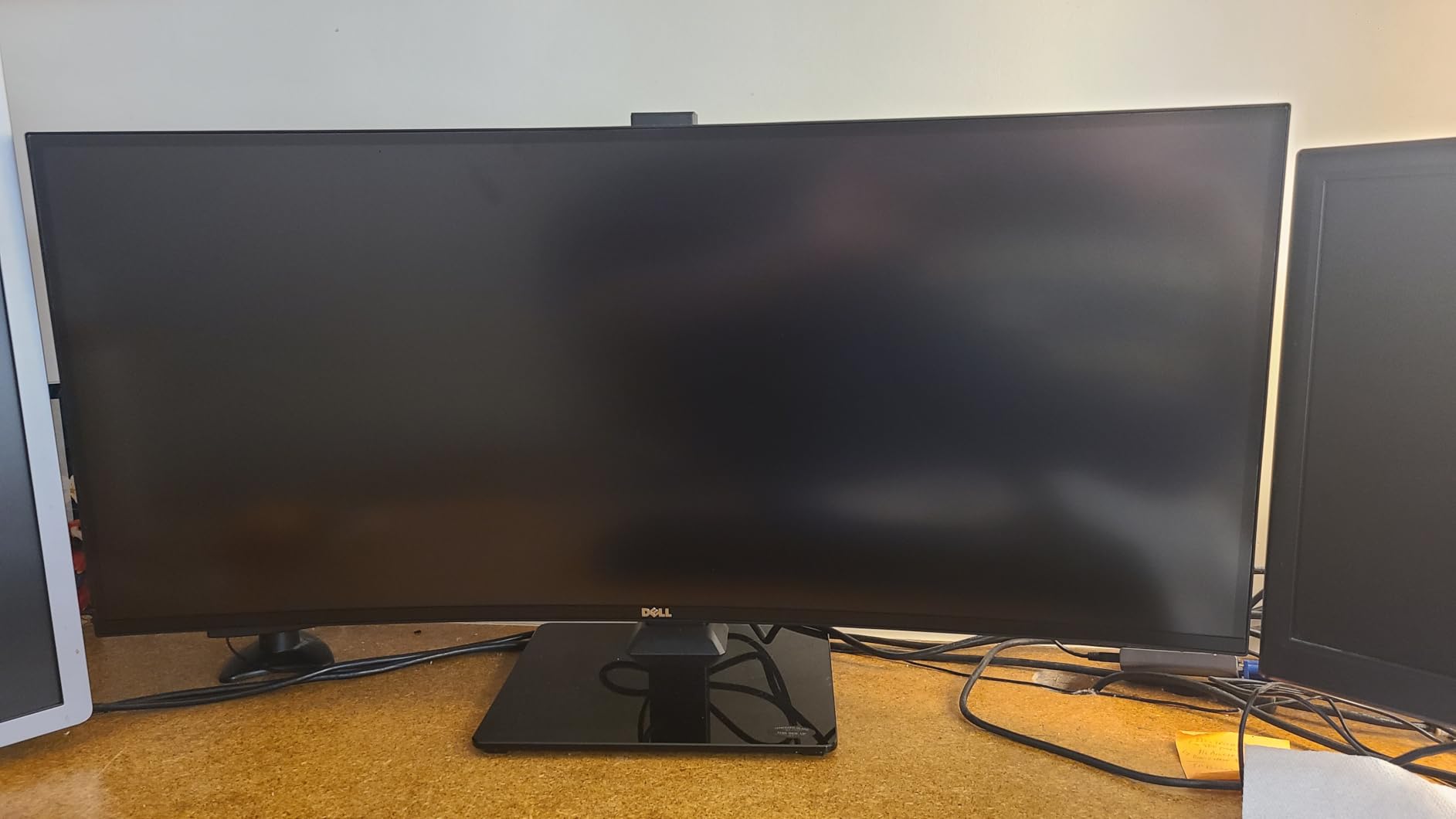 HUANUO Monitor Stand, Freestanding VESA Mount for 13 to 34 Inch Screens, Holds up to 44lbs, 5 Height Options, Swivel Desk Stand Riser With 360 Rotation, VESA 75x75mm/100x100mm customer photo 2