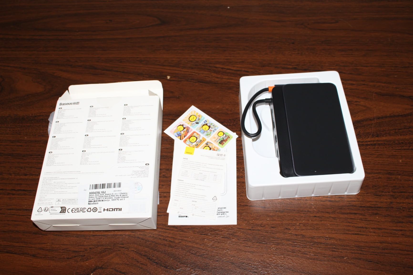 Steam Deck Dock, Baseus 6-in-1 Docking Station with Adjustable Stand Design customer photo 1