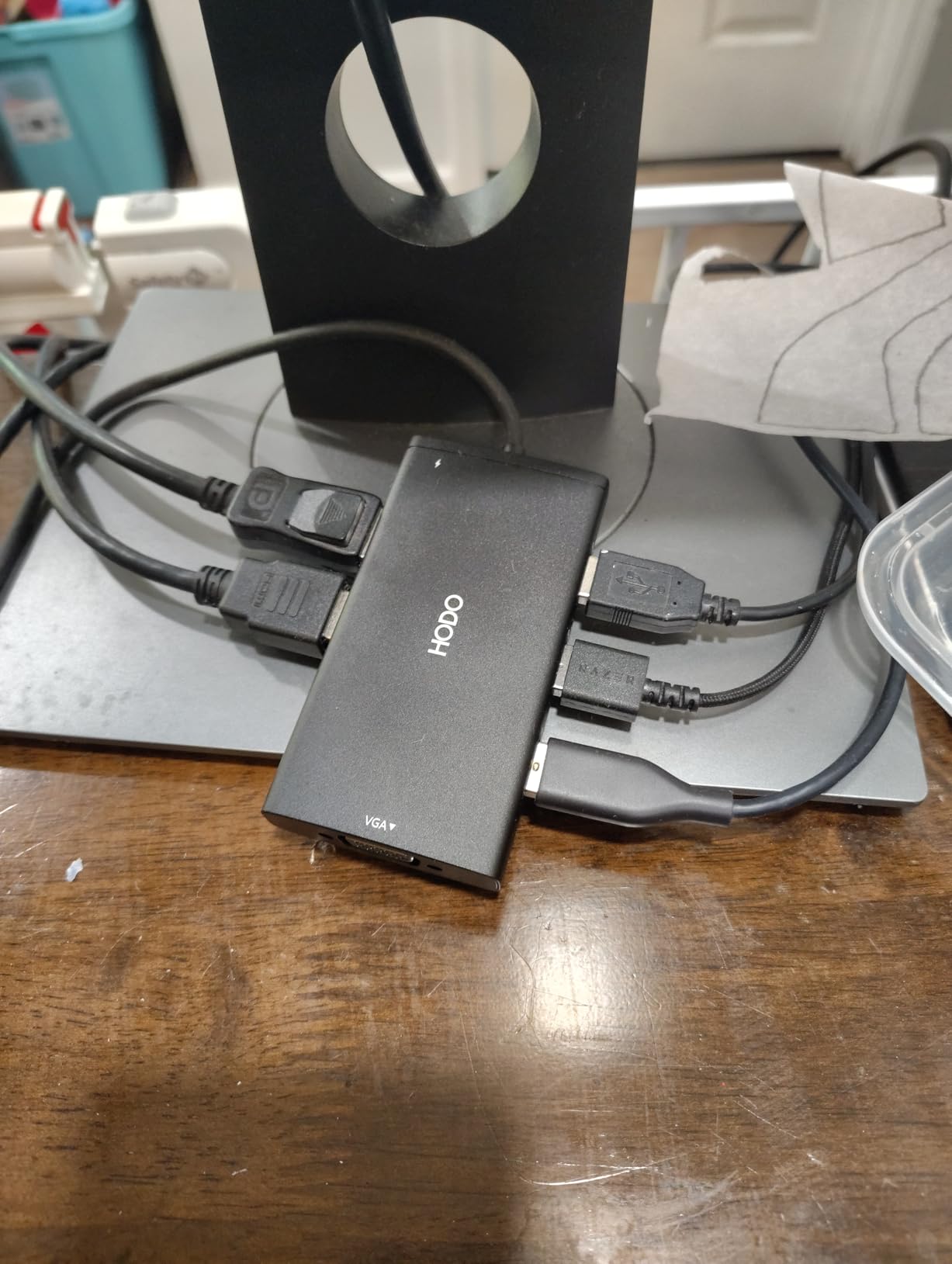 USB C Docking Station Dual Monitor for HP,Laptop Docking Station 3 Monitors customer photo 2