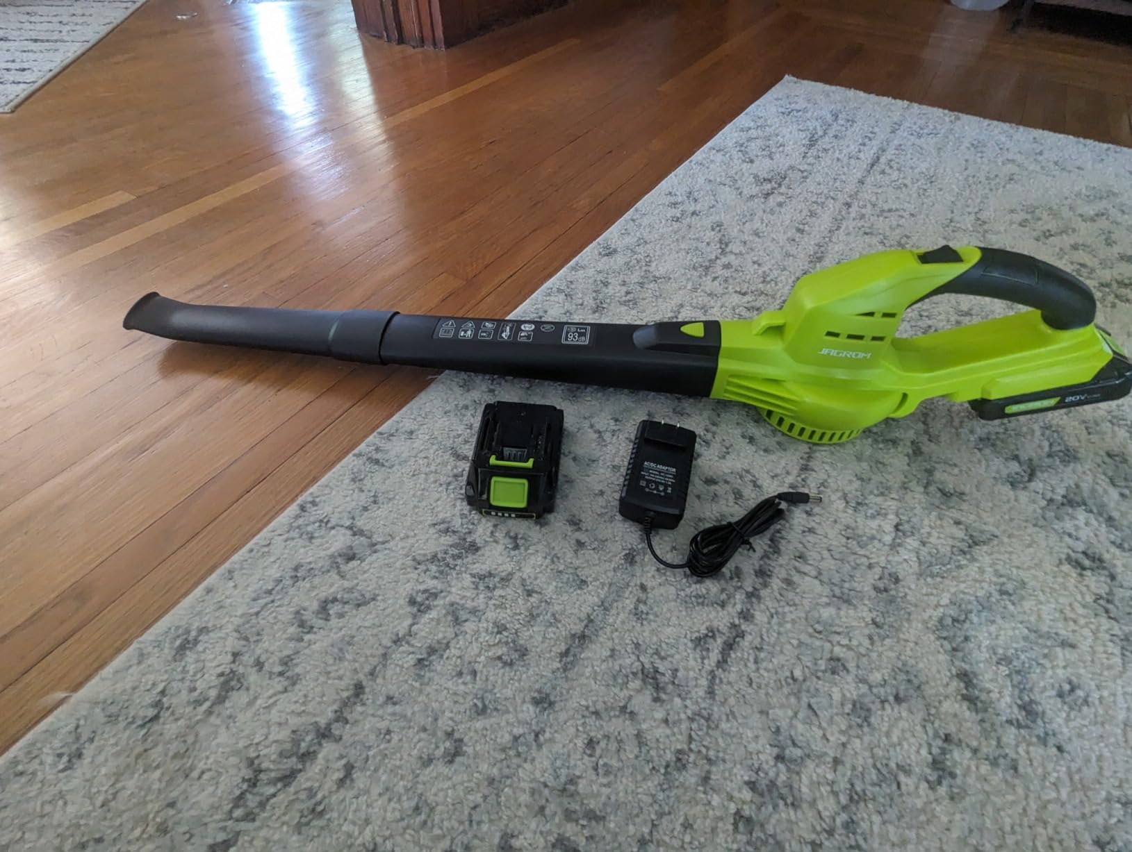 Leaf Blower Cordless with 2.0Ah Battery & Charger, 130MPH 180CFM High Speed customer photo 1
