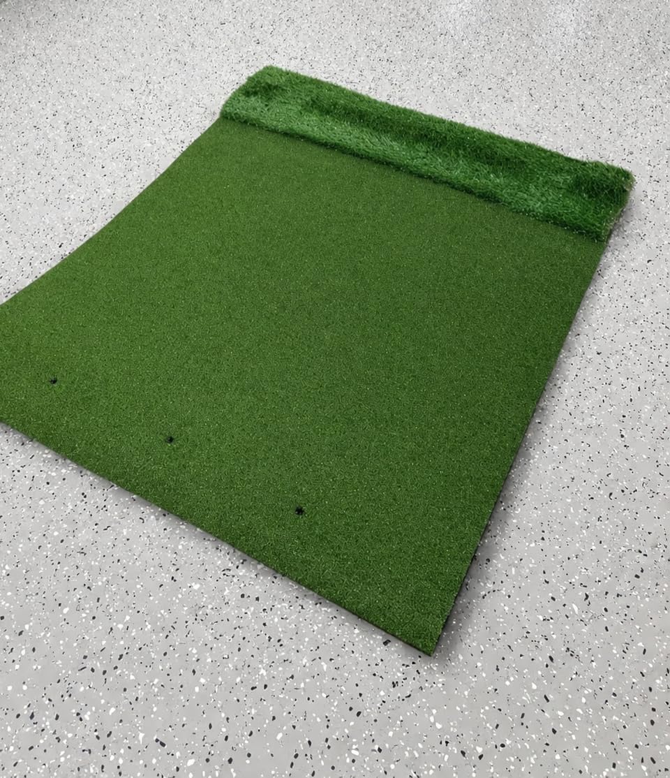 Premium Dual-Turf Golf Mat: 5x4ft, 6x4ft, 21mm to 50mm Thickened Base for Backyard, Driving Range, Indoor & Outdoor Practice Hitting, Swing & Chipping customer photo 1