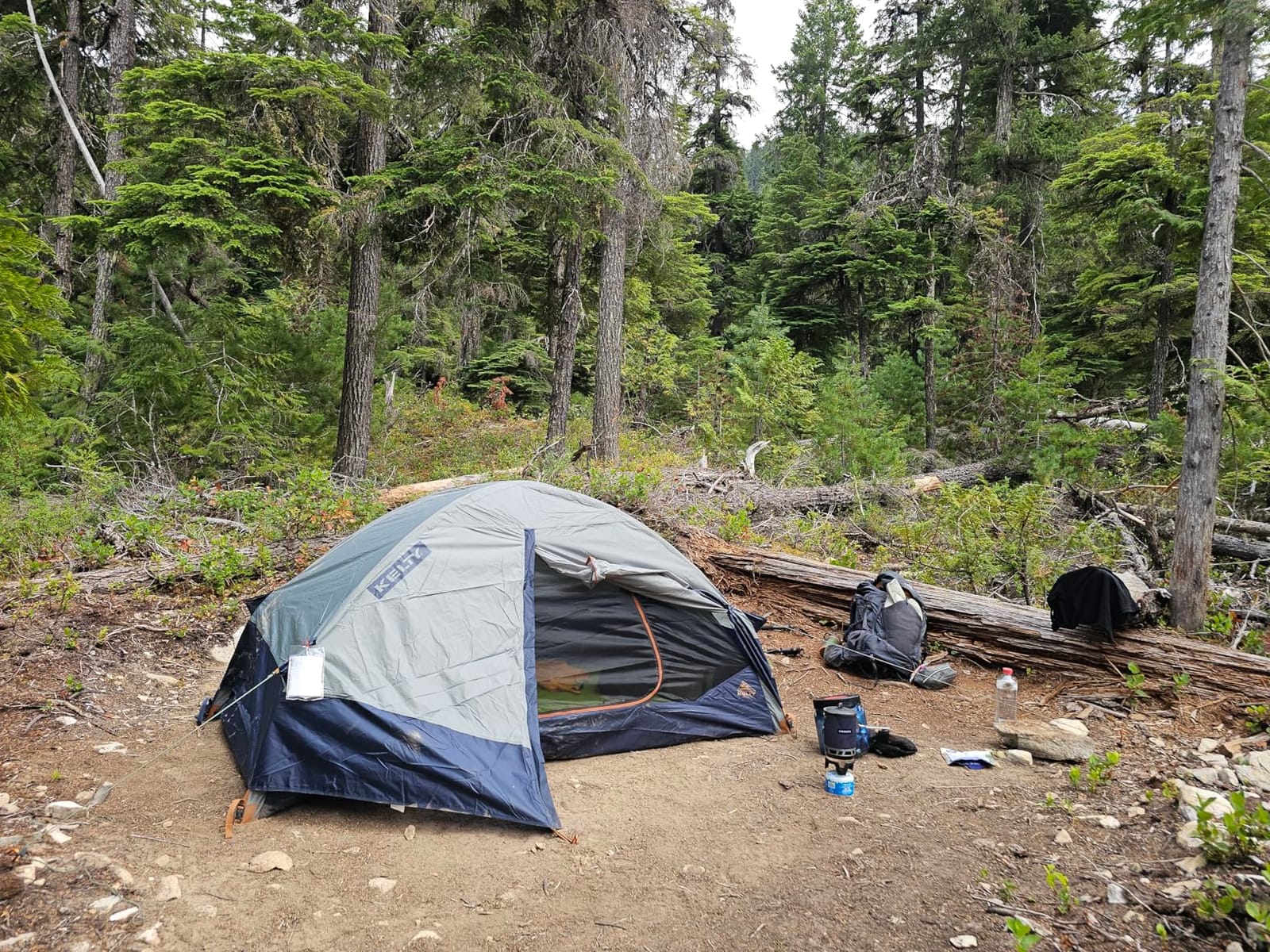 Kelty Late Start Backpacking Tent – Lightweight Two Man Camping Tent Shelter with Quickcorners, Aluminum Poles, Waterproof Poly Fly, Updated for 2024 customer photo 2