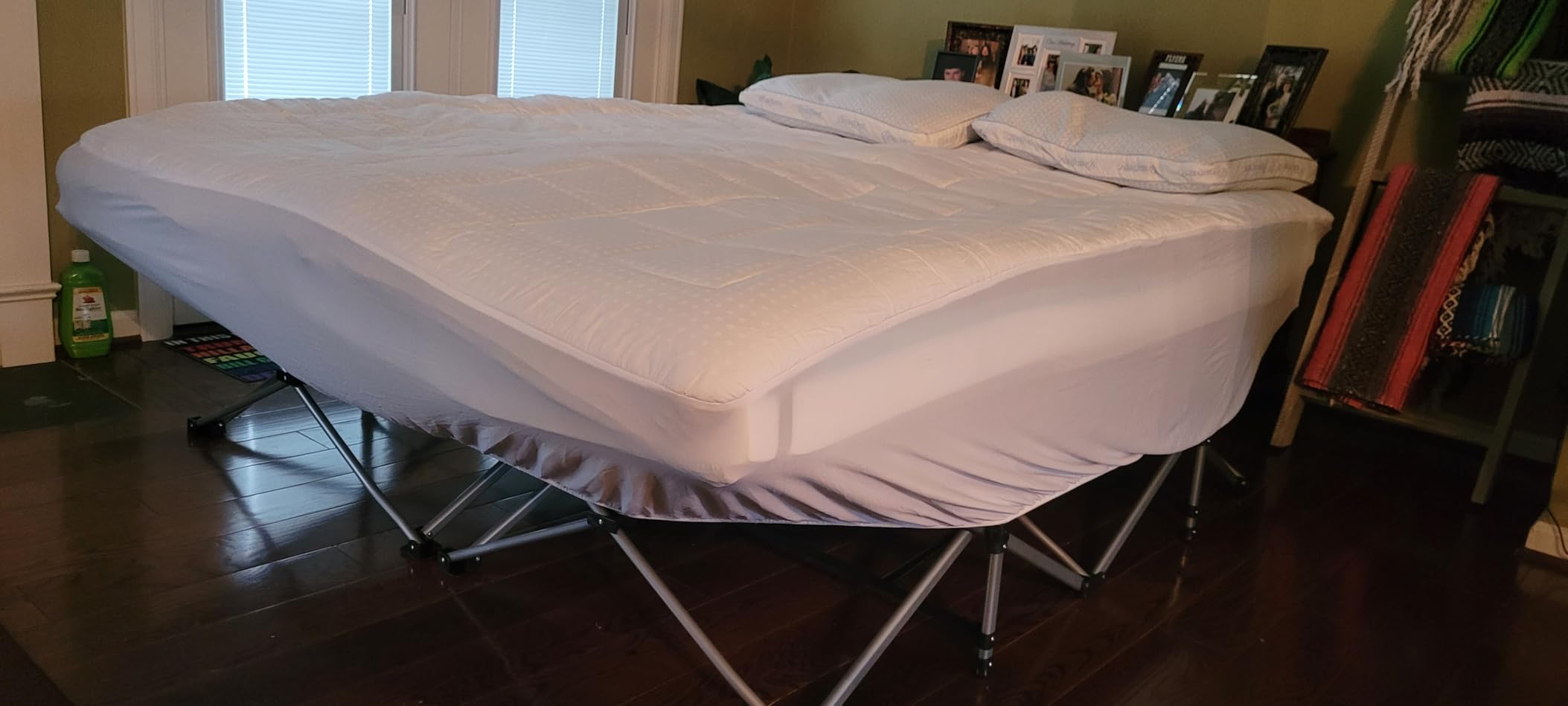DoCred Oversized XXL Camping Cot with Mattress, 32