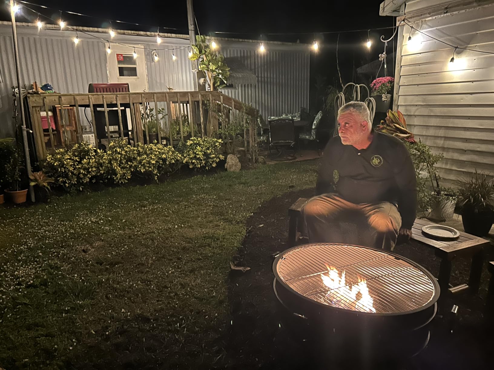 EcoNook 36 Inch Fire Pit with Grill & Lid, 3 in 1 Fire Pit customer photo 2
