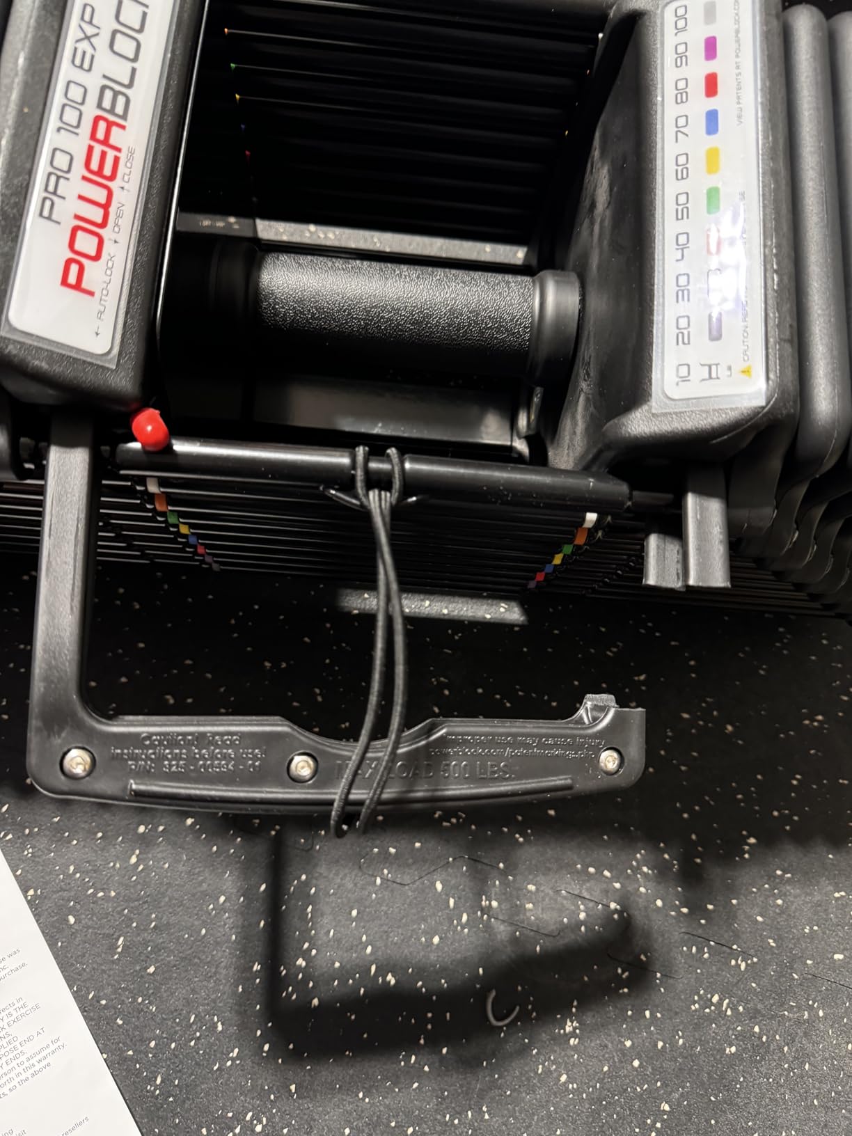 PowerBlock Pro 100 Adjustable Dumbbell, 5-100 lb customer photo 1