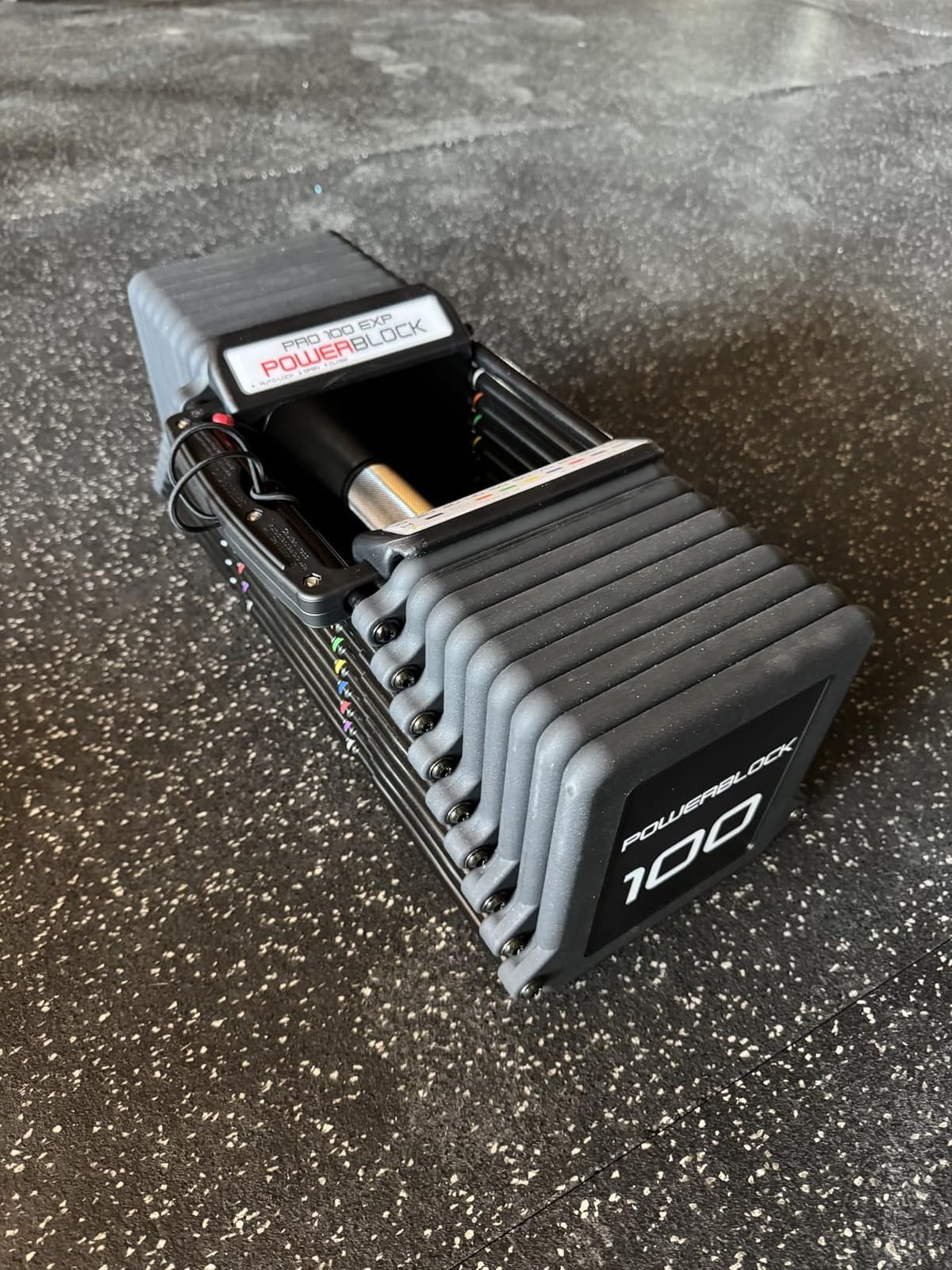 PowerBlock Pro 100 Adjustable Dumbbell, 5-100 lb customer photo 2