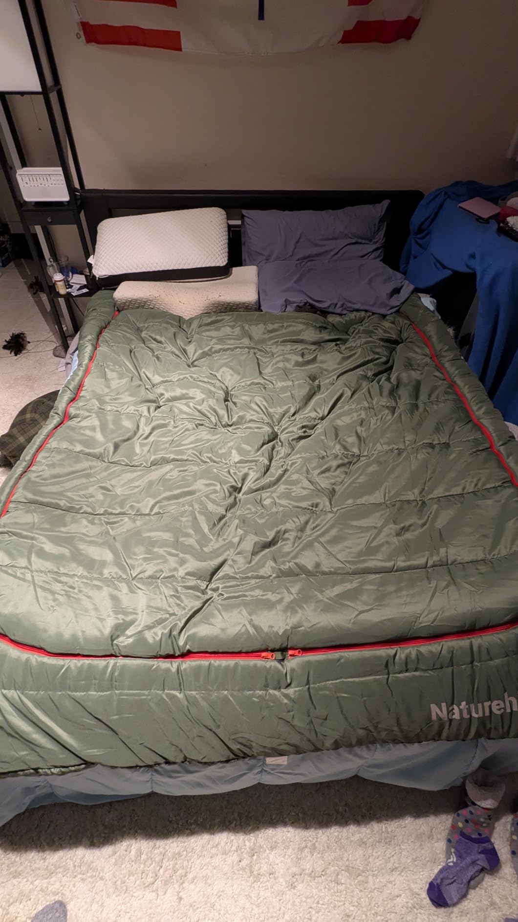Naturehike Double Sleeping Bag for Adults with Pillows for Couples & Family customer photo 1
