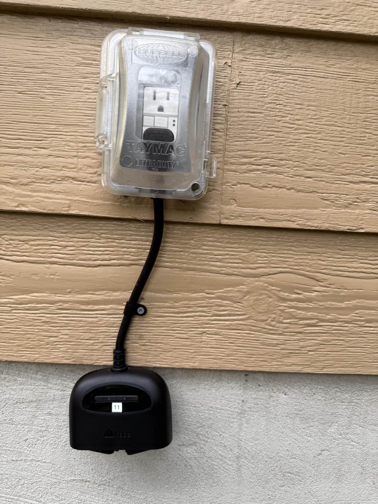 Kasa Matter Smart Outdoor Plug, Dual Outlet, EP40M, No Hub Required customer photo 2