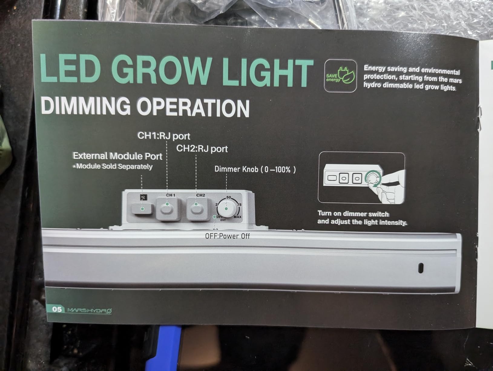 MARS HYDRO SP3000 Grow Light Dimmable Full Spectrum 2x4 customer photo 2