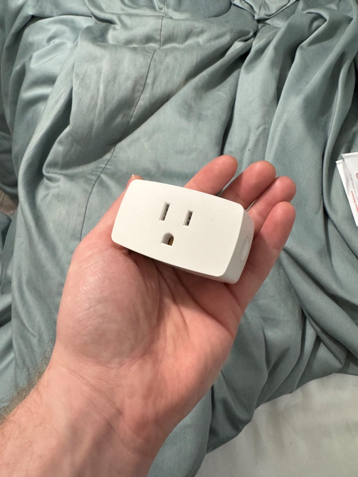 Onvis Matter Over Thread Smart Plug, Smart Mini Outlet, Works with Apple Home, Alexa & Google Home, 15A/1800W (1Pack) customer photo 1