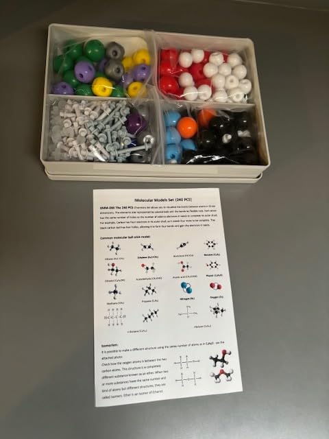 Molecular Model Kit, 240 Pcs Organic Chemistry Structure Set customer photo 2
