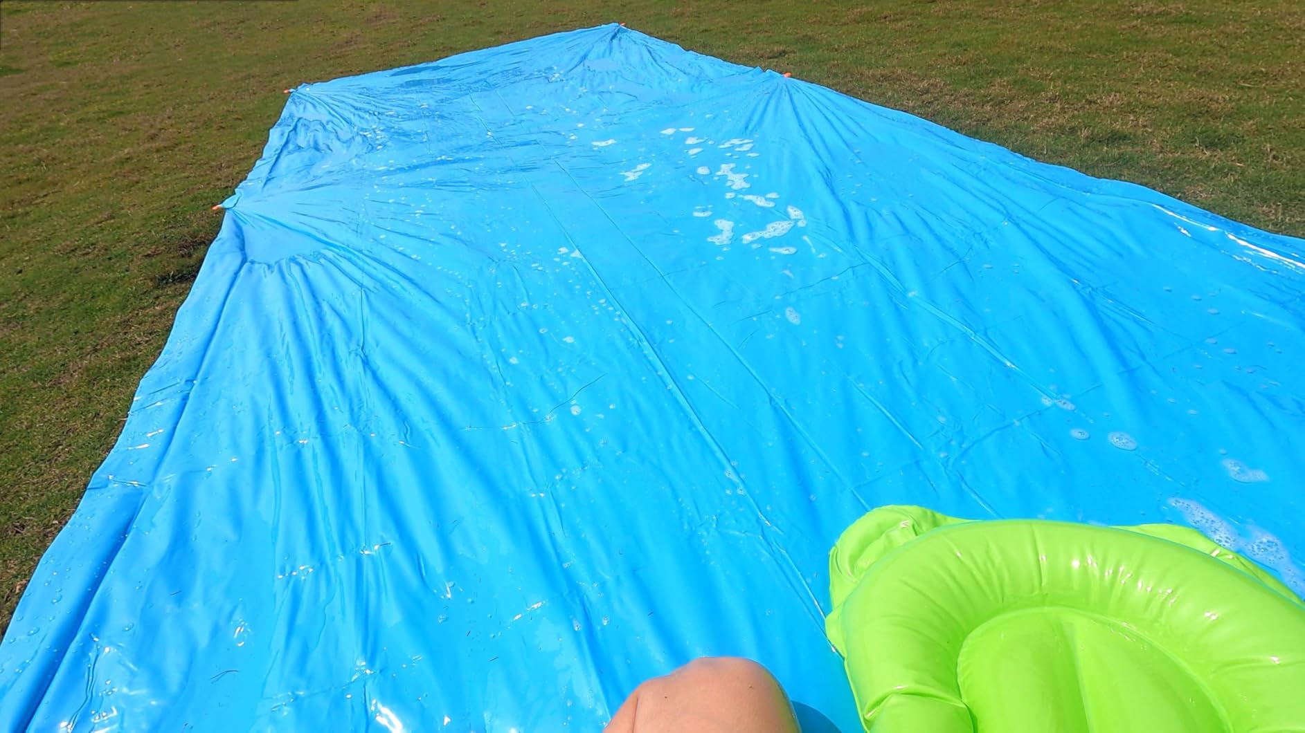 40FT Slip Lawn Water Slide, Giant Slip, Splash and Slide for Kids Adults customer photo 1